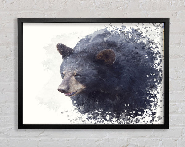 Bear Fuzz Framed Print