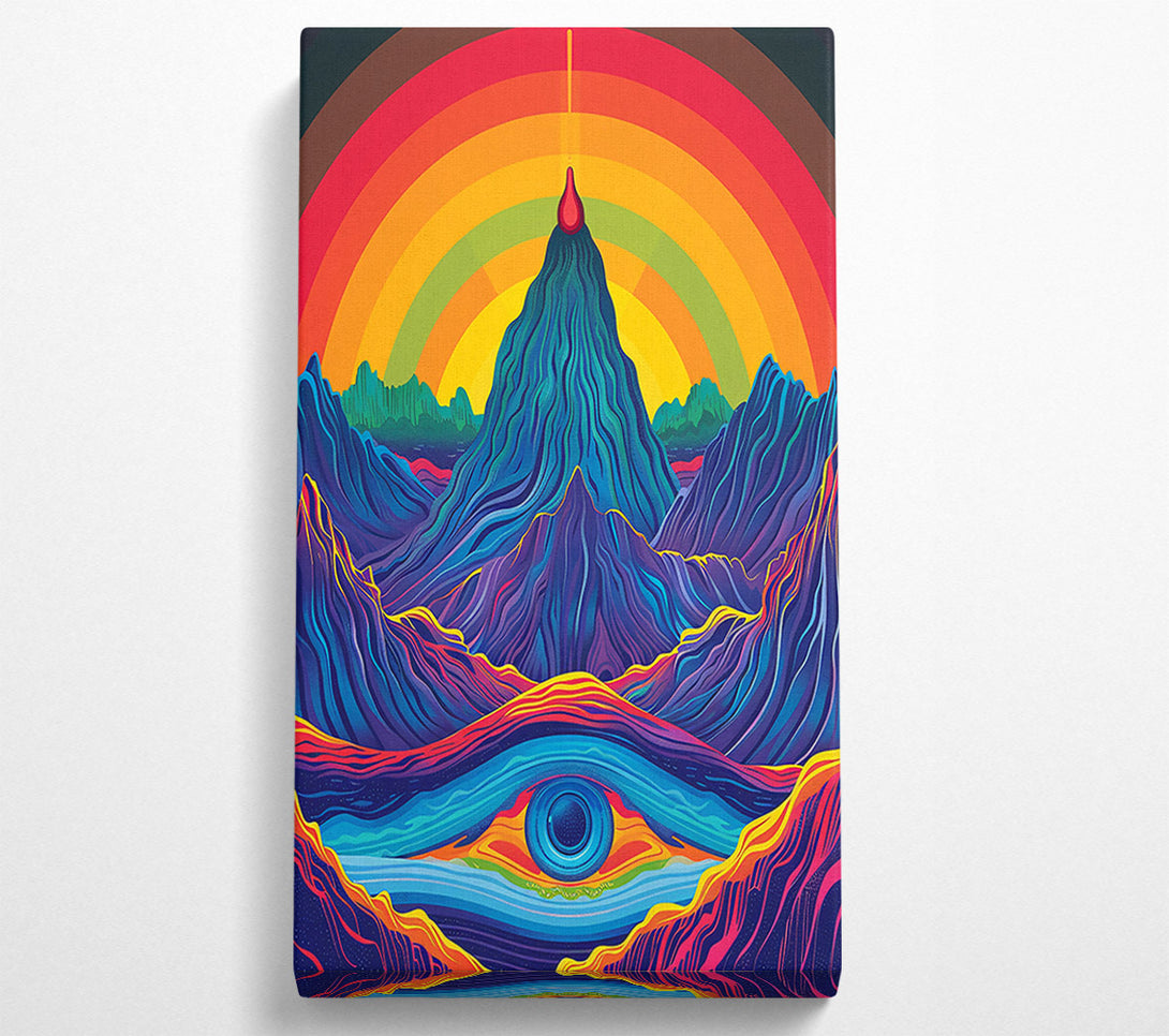  A Canvas Print of Blue Mountain Eye Canvas Wall Art