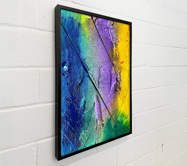 Purple And Yellow Abstract