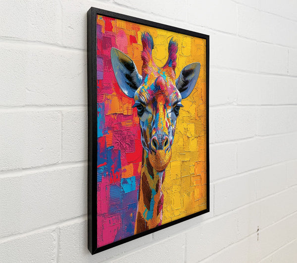 Beautiful Colourful Giraffe