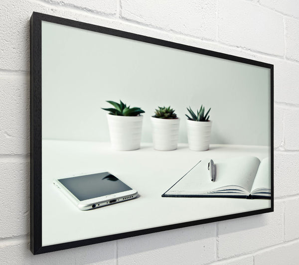 White Desk Still Life