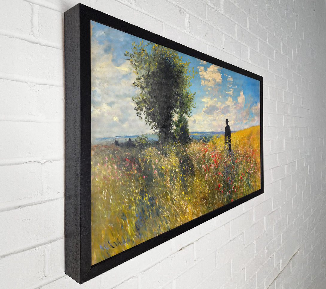  A Canvas Print of Golden Field Solitude Canvas Art
