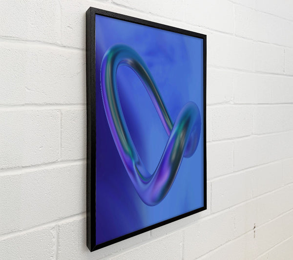 Blue Iridescent Loop