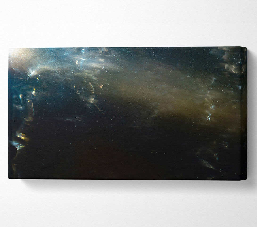  A Canvas Print of Golden Space Dreams Canvas Art