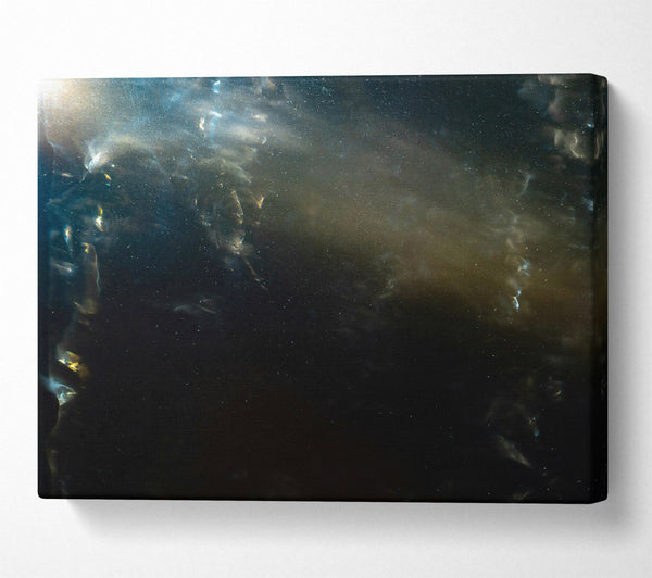  A Canvas Print of Golden Space Dreams Canvas Art