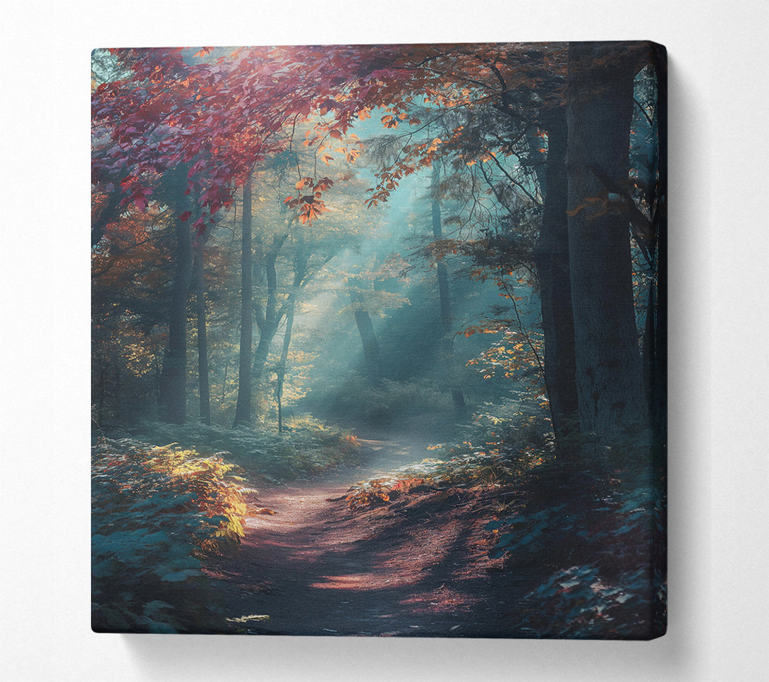  A Canvas Print of Beautiful Forest Canvas Print