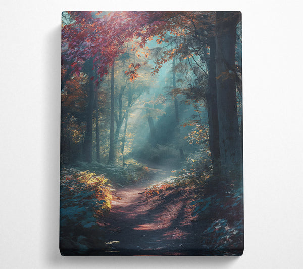  A Canvas Print of Beautiful Forest Canvas Print