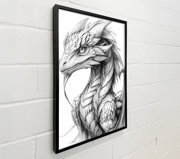 Silver Winged Dragon