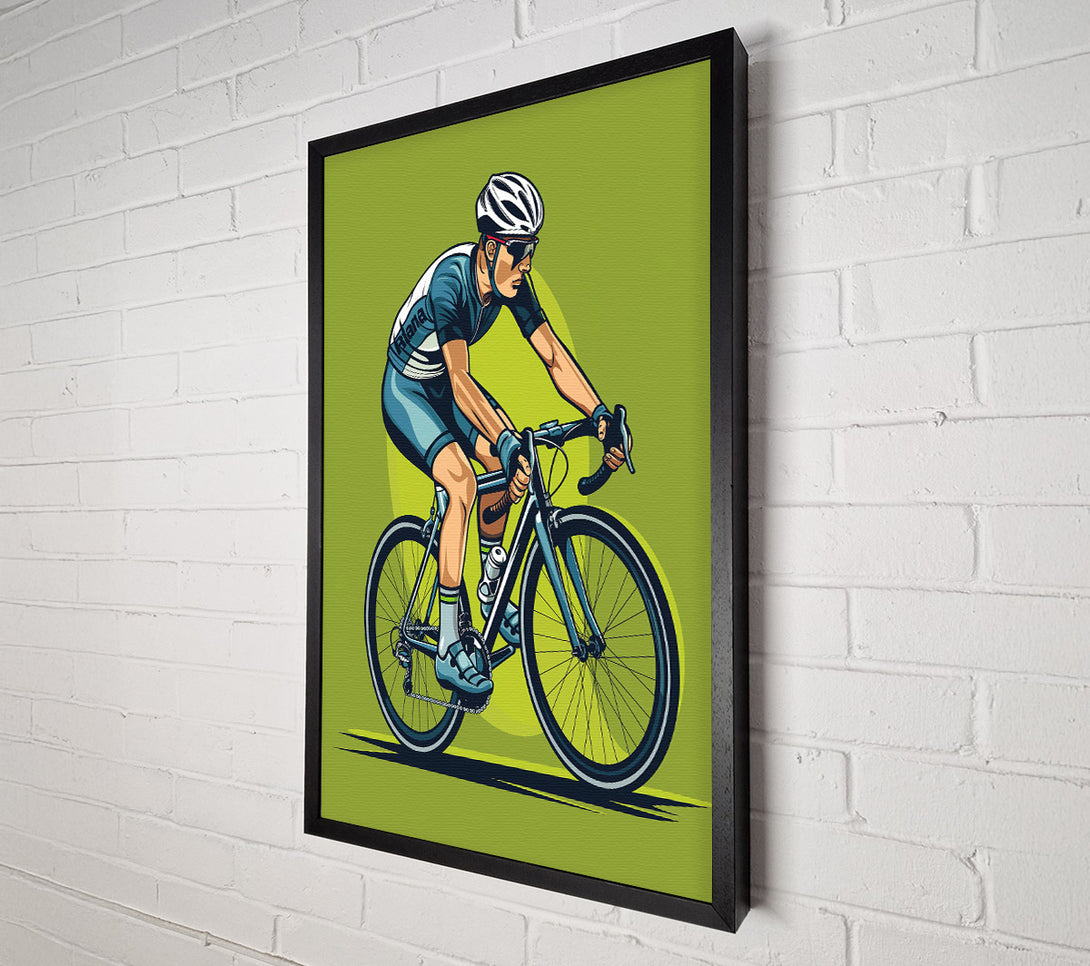  A Canvas Print of Blue Pedal Pusher Canvas Wall Art