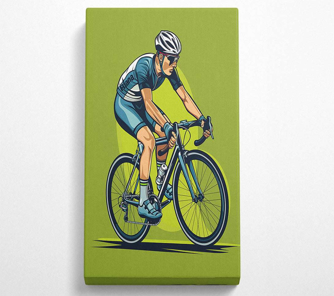  A Canvas Print of Blue Pedal Pusher Canvas Wall Art