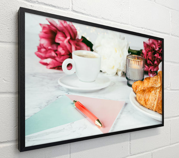 Pink Floral Breakfast