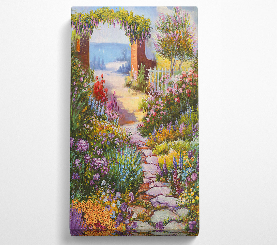  A Canvas Print of Beautiful Garden Canvas Art