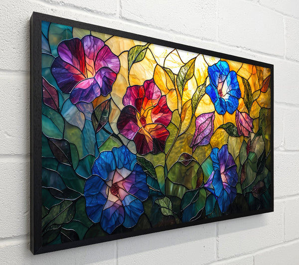 Blue Stained Glass Blooms.