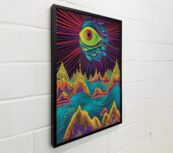 Teal Cosmic Eye
