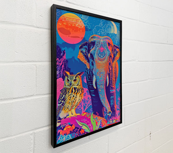 Neon Blue Elephant Dream