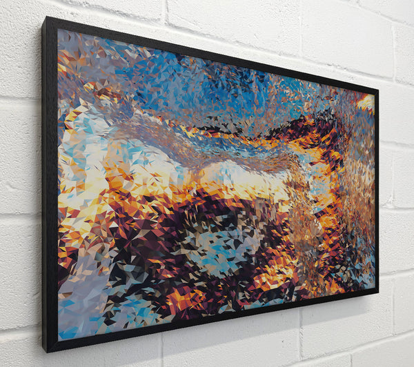 Orange Crystal Landscape