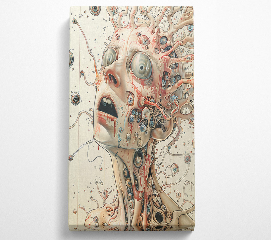  A Canvas Print of Crimson Eyes Of Fear Canvas Art