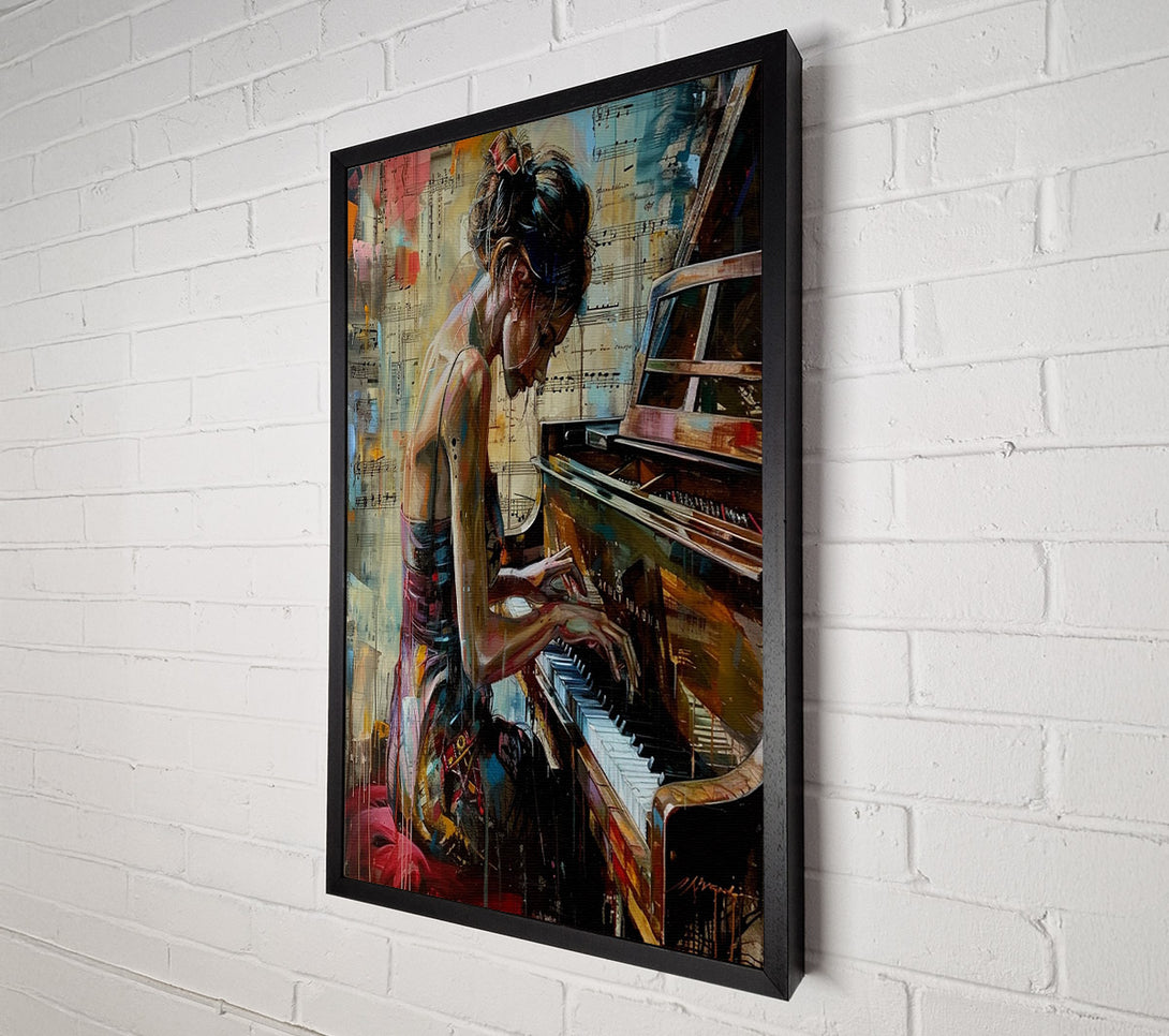  A Canvas Print of Beautiful Piano Canvas Wall Art