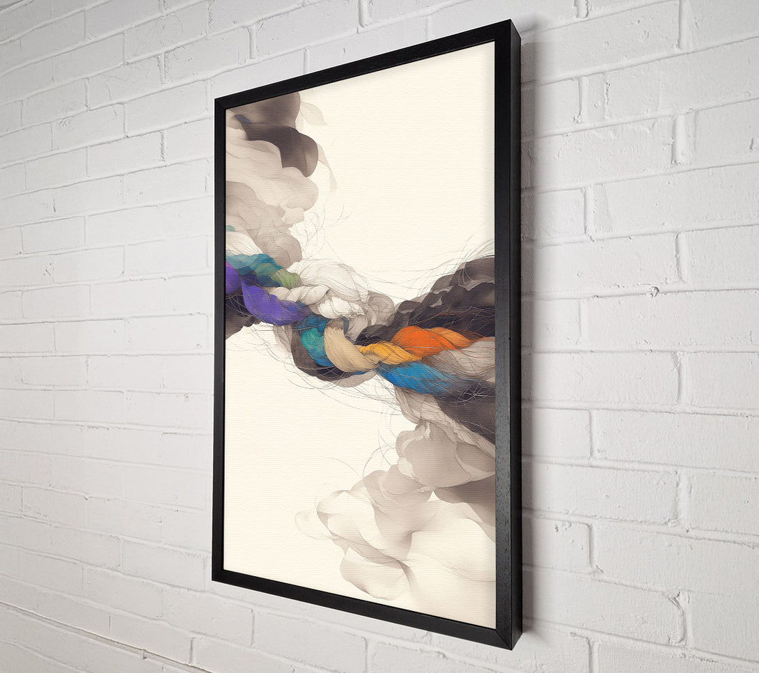  A Canvas Print of Azure Woven Dreams Canvas Print