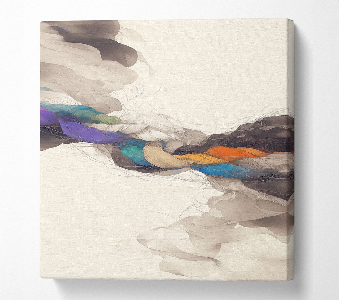  A Canvas Print of Azure Woven Dreams Canvas Print