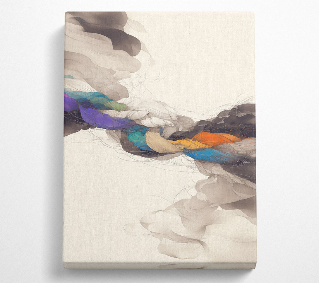  A Canvas Print of Azure Woven Dreams Canvas Print