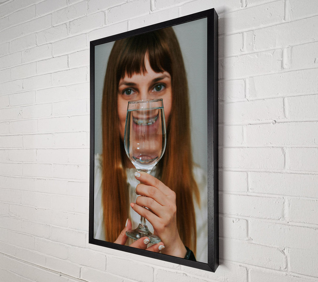  A Canvas Print of Clear Water Reflections Canvas Art