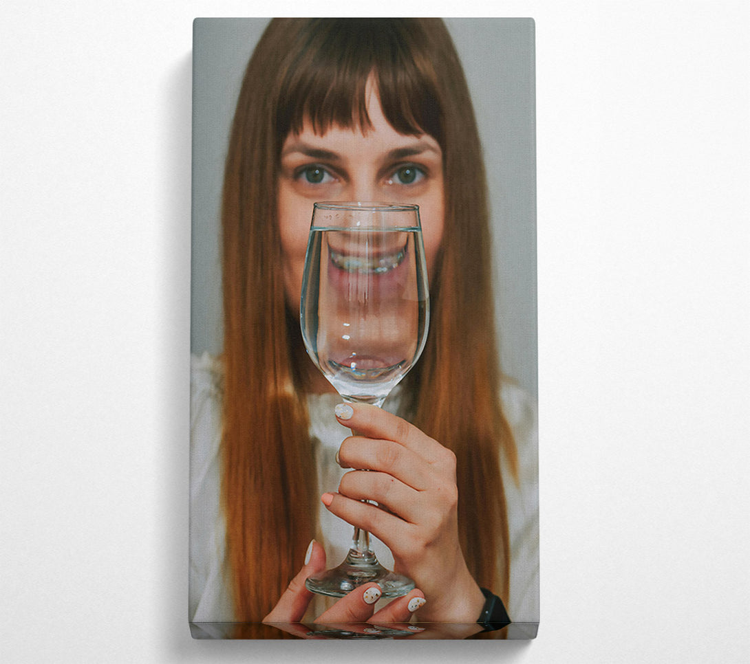  A Canvas Print of Clear Water Reflections Canvas Art