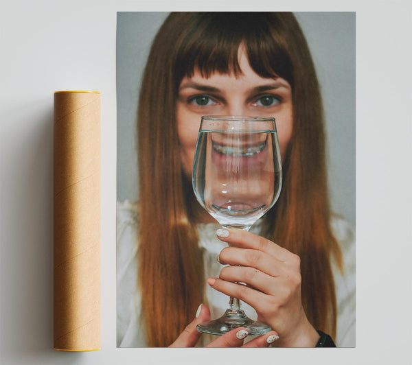 Clear Water Reflections Poster