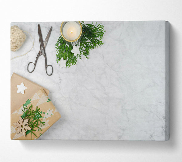  A Canvas Print of White Marble Gift Wrap Canvas Art