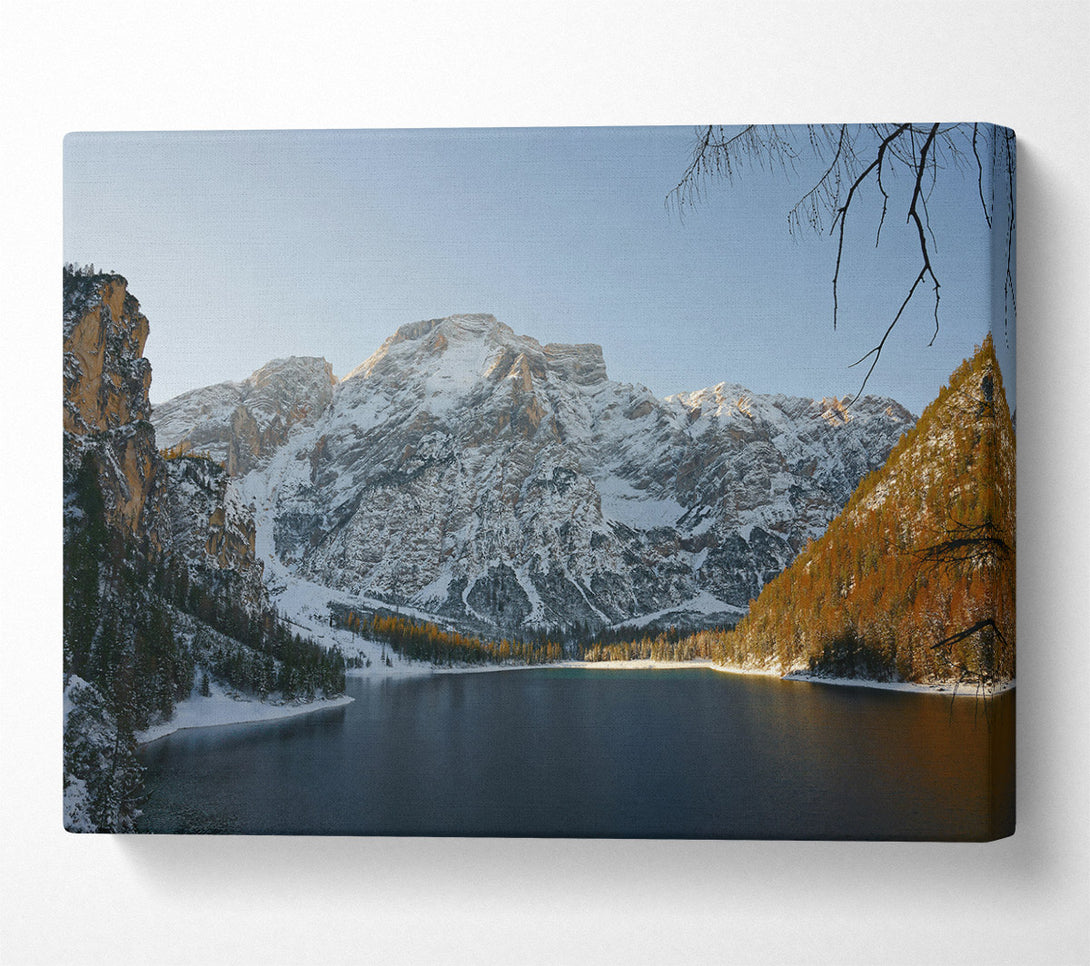  A Canvas Print of Blue Mountain Reflection Canvas Art