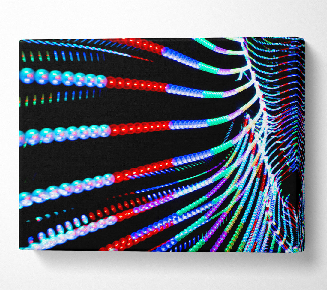  A Canvas Print of Red Light Symphony Canvas Print