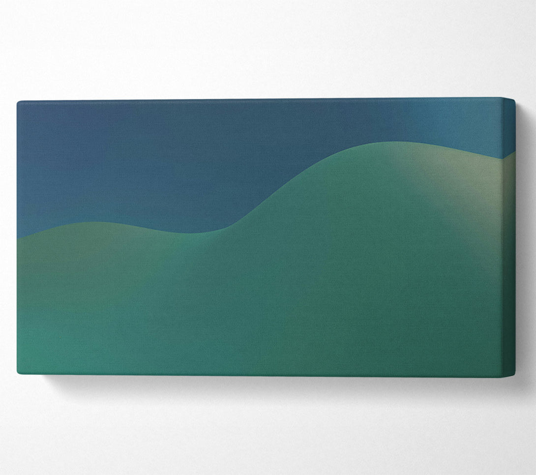  A Canvas Print of Emerald Wave Dreams Canvas Art