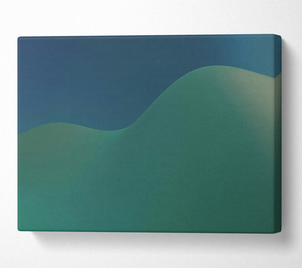  A Canvas Print of Emerald Wave Dreams Canvas Art