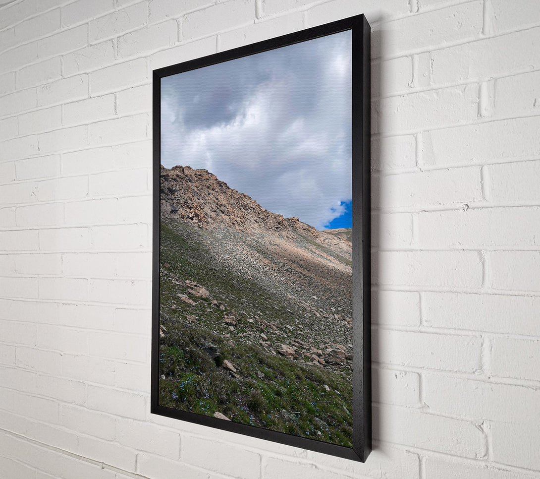  A Canvas Print of Green Mountain Shadows Canvas Art