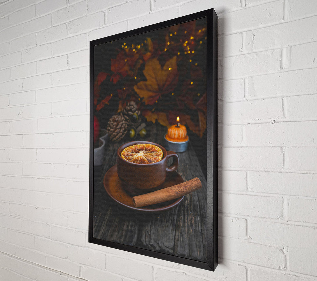  A Canvas Print of Brown Autumn Spice Canvas Wall Art