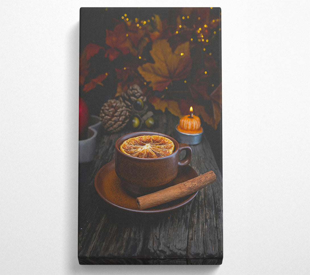  A Canvas Print of Brown Autumn Spice Canvas Wall Art