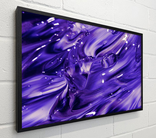 Purple Liquid Swirl