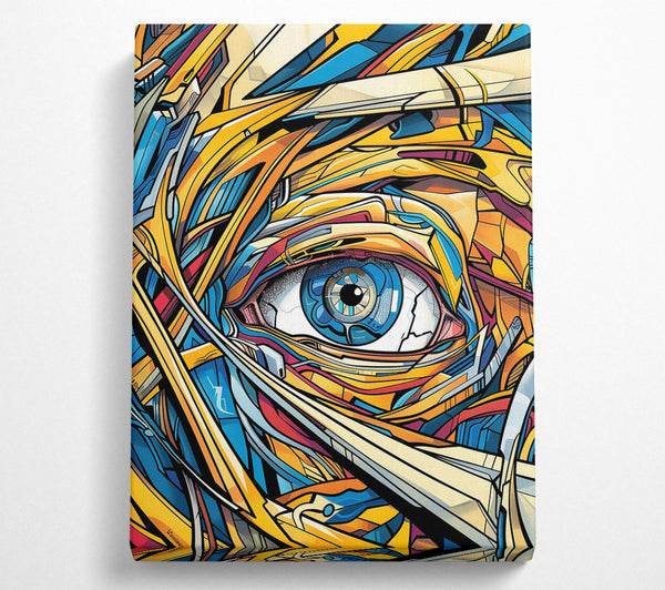  A Canvas Print of Golden Eye Of Chaos Canvas Print