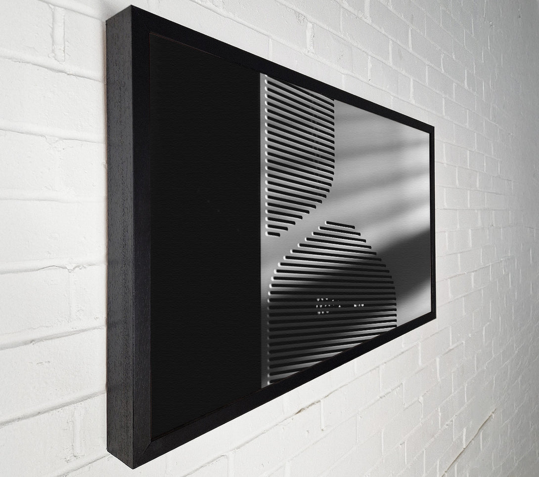  A Canvas Print of Silver Lines And Shadows Canvas Wall Art