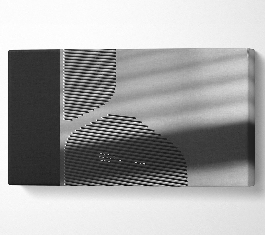  A Canvas Print of Silver Lines And Shadows Canvas Wall Art