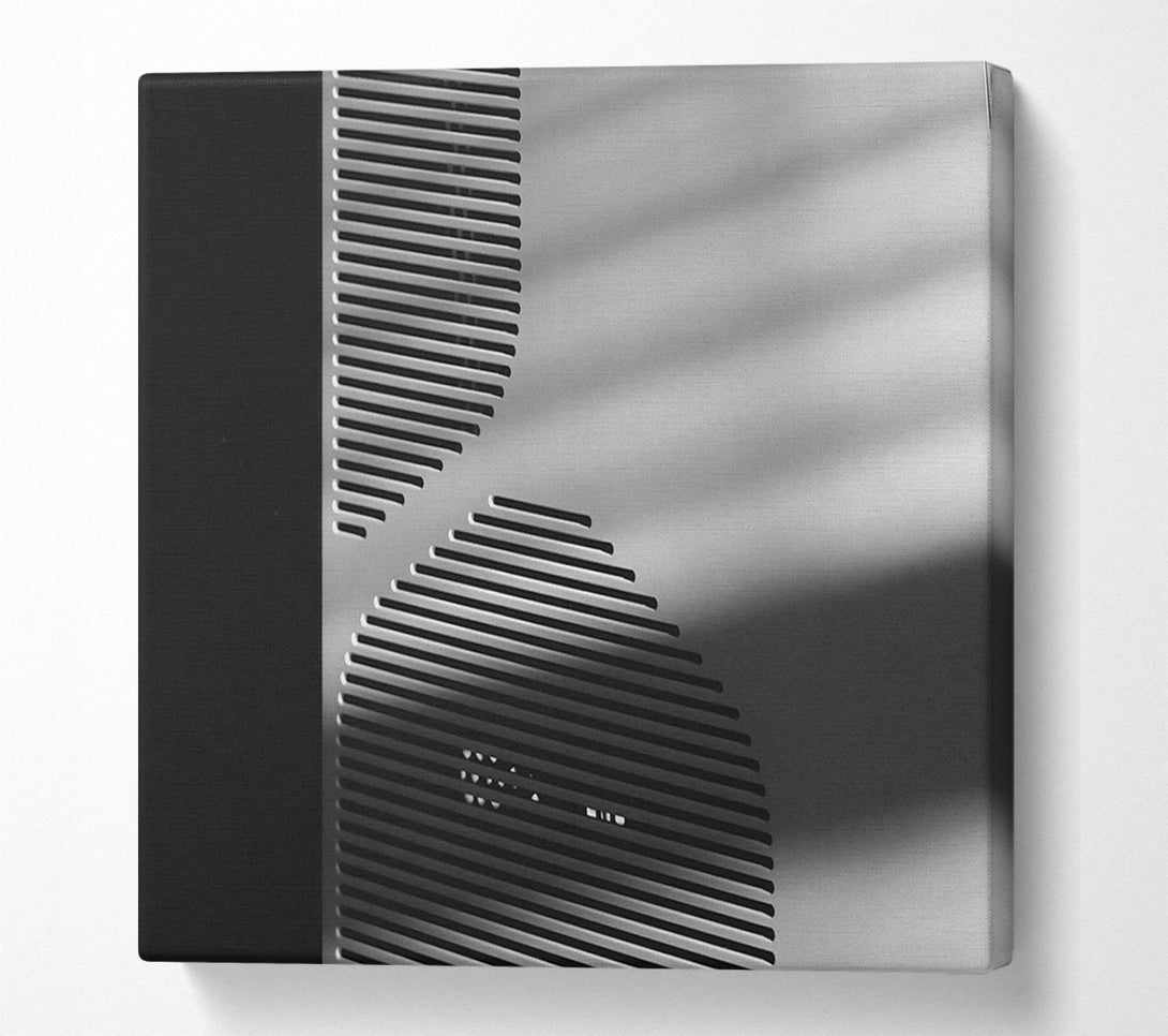  A Canvas Print of Silver Lines And Shadows Canvas Wall Art