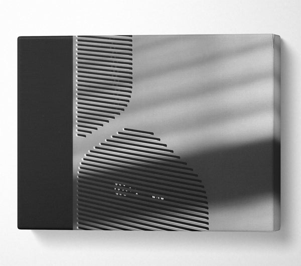  A Canvas Print of Silver Lines And Shadows Canvas Wall Art