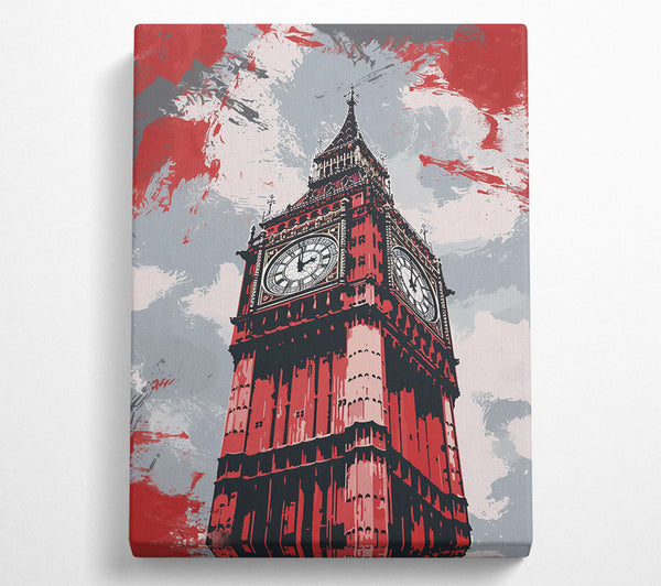 A Canvas Print of Big Ben Art Canvas Wall Art