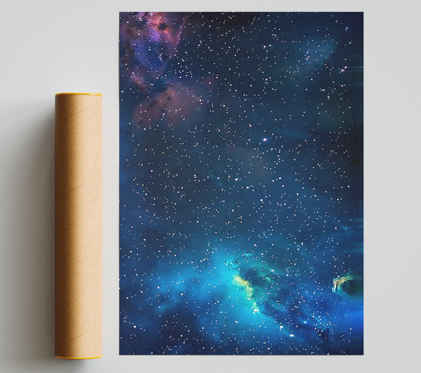Blue Nebula Dreams Print