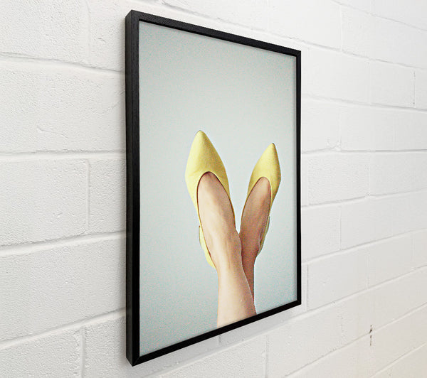 Lemon-Yellow Ballet Flats