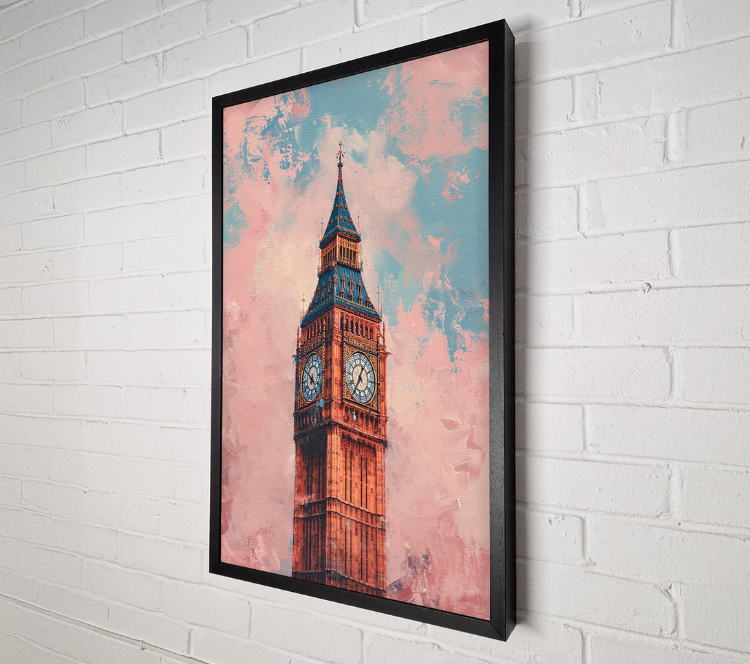 A Canvas Print of Big Ben Oil Canvas Art
