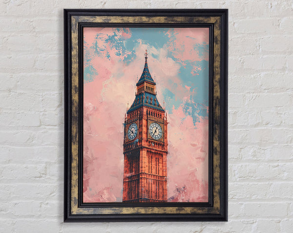 Big Ben Oil Framed Print