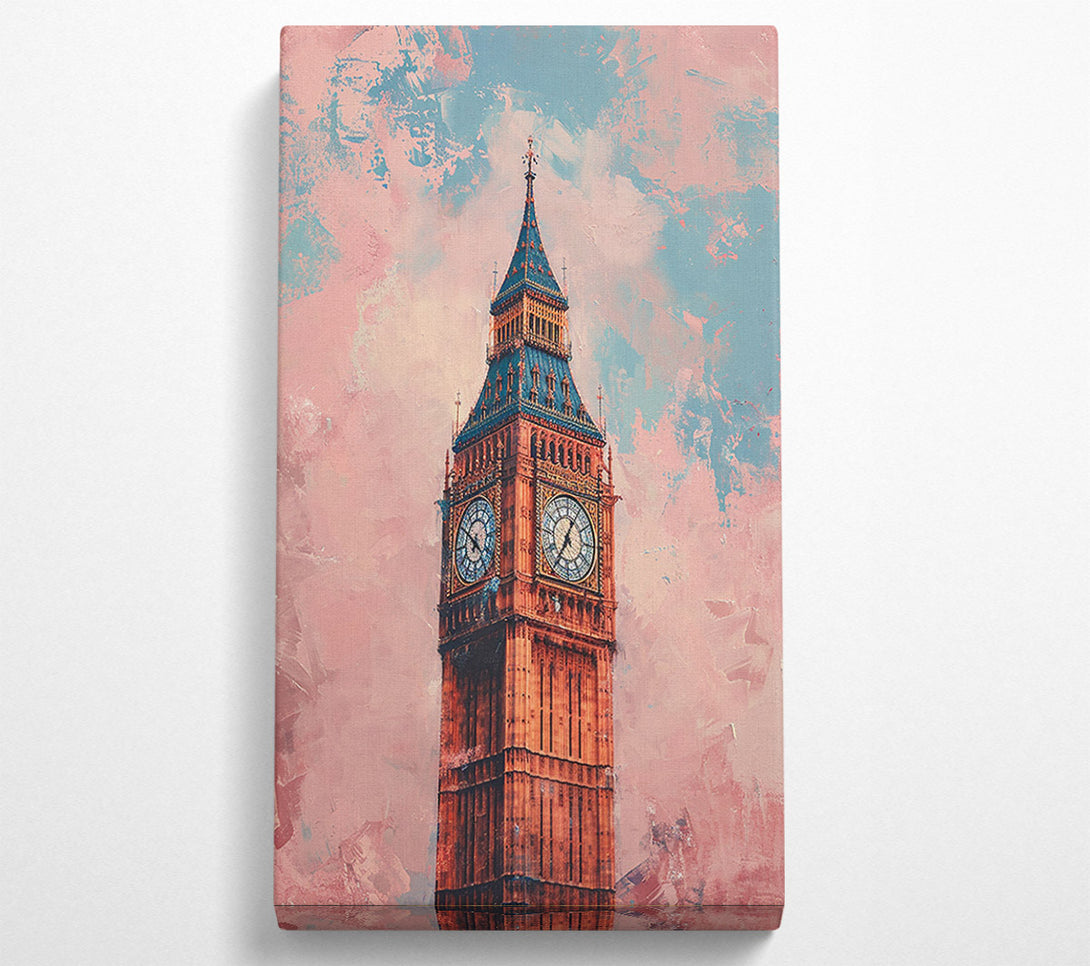  A Canvas Print of Big Ben Oil Canvas Art