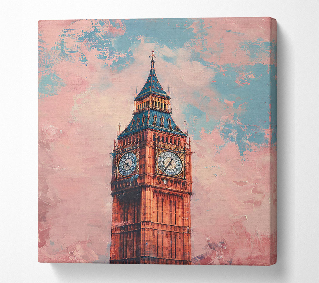  A Canvas Print of Big Ben Oil Canvas Art
