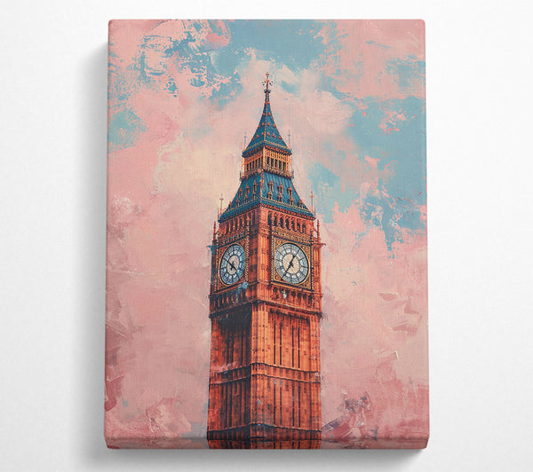  A Canvas Print of Big Ben Oil Canvas Art
